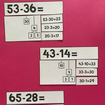 Break Apart Strategy - Subtraction by Teaching with Kaylee B | TpT