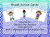 Break Card Quarter Sheets