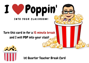 Preview of Break Cards for Teachers