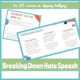 Break Down Hate Speech | SEL Lesson | Google Slides