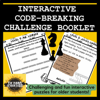 Preview of Break The Code Puzzle Challenge Booklet