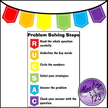 Multi Step Break It Into Parts Problem Solving By Mrs Amy123 Tpt