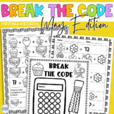 Break the Code | May