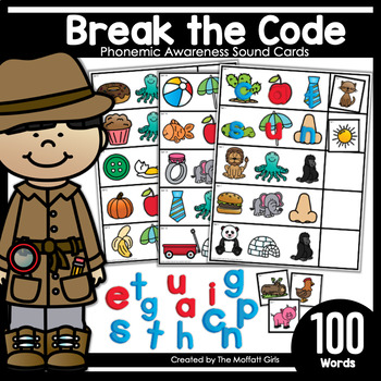 Preview of Break the Code Sound Cards: Phonemic Awareness