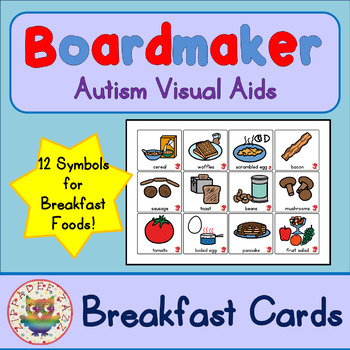Autism/ADHD/PECS/Non verbal/Early Yrs/Visual Aid/Dementia/EASL Breakfast Cards 