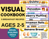 Breakfast Cookbook, Visual Recipes for Ages 2-5, Teacher G