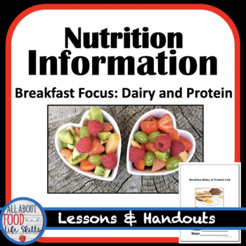 Preview of Breakfast Nutrition Information for Teens
