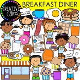 Breakfast Diner Clipart {Restaurant Kids Clipart}