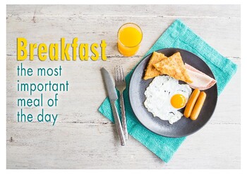 Preview of Breakfast is the Most Important Meal of the Day worksheet