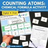 Counting Atoms: A Chemical Formula Digital and Printable Activity