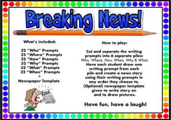 breaking news creative writing