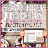 Fractions Math Project | 5th Grade Fraction Skills Real-Wo