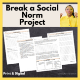 Breaking a Social Norm Project Sheet: Print and Digital