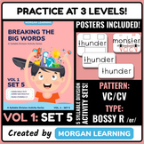 Breaking the Big Words: Syllable Division Activity Set 5 (