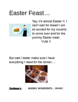Preview of Breakout EDU Lesson- Easter Feast