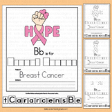 Breast Cancer Awareness Writing Activities Alphabet Letter