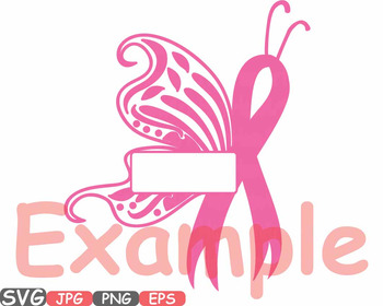 Download Breast Cancer Butterfly Frame Svg Clipart Awareness Autism Ribbon Survivor 545s PSD Mockup Templates