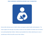 Breastfeeding Policy/Materials Bundle