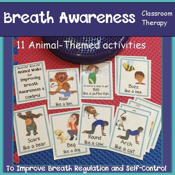 Preview of Breath Tools - Animal Themed Yoga Cards for Mindfulness & Brain Breaks  #3
