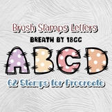 Breath Letters‪ | Procreate Brush Stamp‬