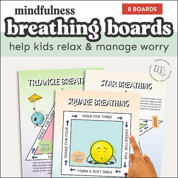 Preview of Breathing Boards | Breathing Visuals | Breathing Posters | Breathing Exercises