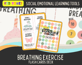 Breathing Exercise Flash Cards | Activity for mindfulness,