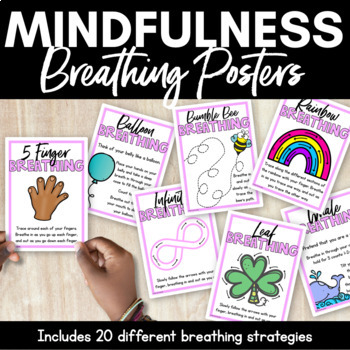 Preview of Breathing Exercises for Kids - Mindful Breathing Strategies