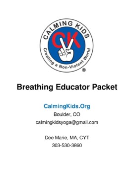 Preview of Breathing Instruction for a Calm & Focused Classroom