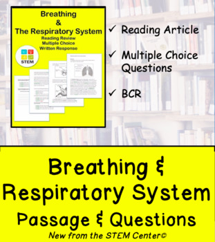 Preview of Respiratory System - Distance Learning