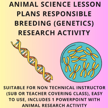 Preview of Breeding Genetics Lessons : Animal Science Lesson Plan / Biology Lesson Plans