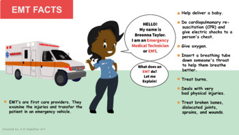 Preview of Breonna Taylor: EMT Educational Illustration