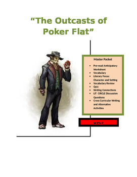 Preview of Bret Harte ~ "The Outcasts of Poker Flat" COMMON CORE MASTER PACKET (14 pages)