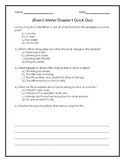 Brian's Winter Chapter 1 Quick Quiz