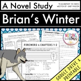 Brian's Winter Novel Study Unit | Comprehension with Activ