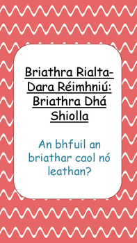 Preview of Briathra Dhá Shiolla