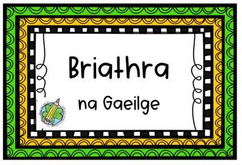 Preview of Briathra na Gaeilge _ Task Cards _BUNDLE