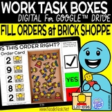 Brick Shop DIGITAL and Printable Vocational Work Task Box 