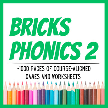 Preview of Bricks Phonics 2, +1000 Pages of Games and Worksheets