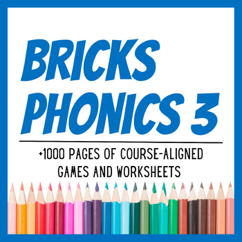 Preview of Bricks Phonics 3, +1000 Pages of Games and Worksheets