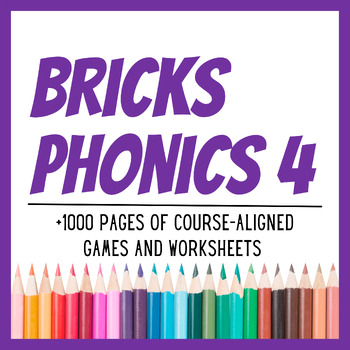 Preview of Bricks Phonics 4, +1000 Pages of Games and Worksheets