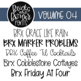 Bricks and Border Fonts Volume Four