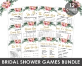 Bridal Shower Printable Games