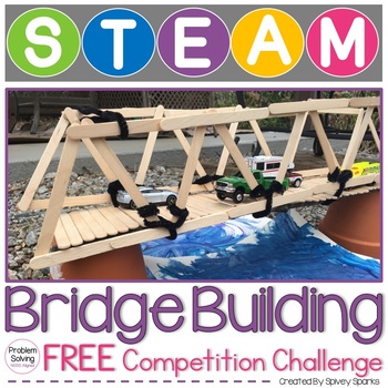 Preview of Bridge Building STEM Challenge FREE