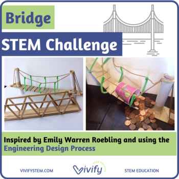 Preview of Bridge Engineering STEM Challenge - Women in STEM History Activity (Digital)