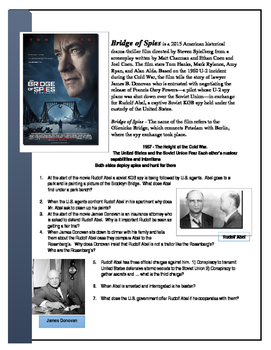 Preview of Bridge of Spies - Movie guide - Word file