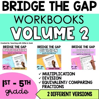 Preview of Bridge the Gap Math Workbooks | Volume 2 | Remediation Workbooks