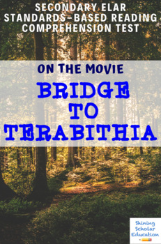 Preview of Bridge to Terabithia (2007) Movie Guide/Analysis Multiple-Choice Quiz/Test