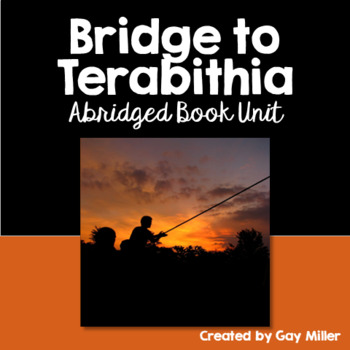 Preview of Bridge to Terabithia Abridged Novel Study: vocabulary, comprehension, writing