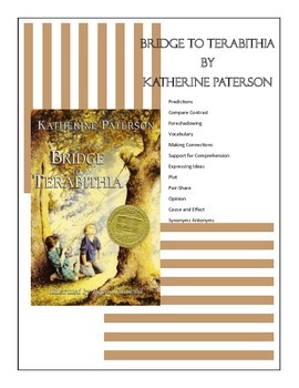Preview of Bridge to Terabithia Common Core Aligned : 43 worksheets and activities