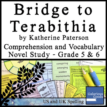 Preview of Bridge to Terabithia Comprehension and Vocabulary